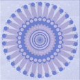 thumbnail image 1 of Ahgly Tapis de Zone Carré Transitionnel Lavable en Machine, 5 Pieds Carré, 1 of 7