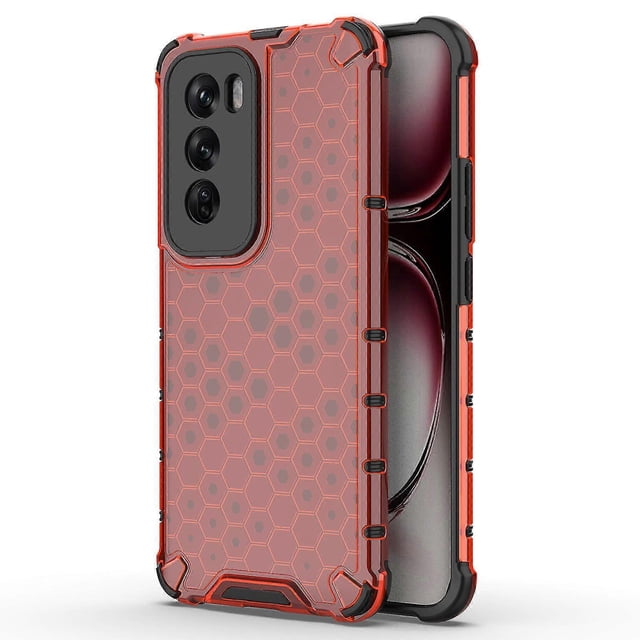 Funda de PC+TPU para Oppo Reno12 5G, con diseño de panal, amortiguación y antigolpes, s202412241578