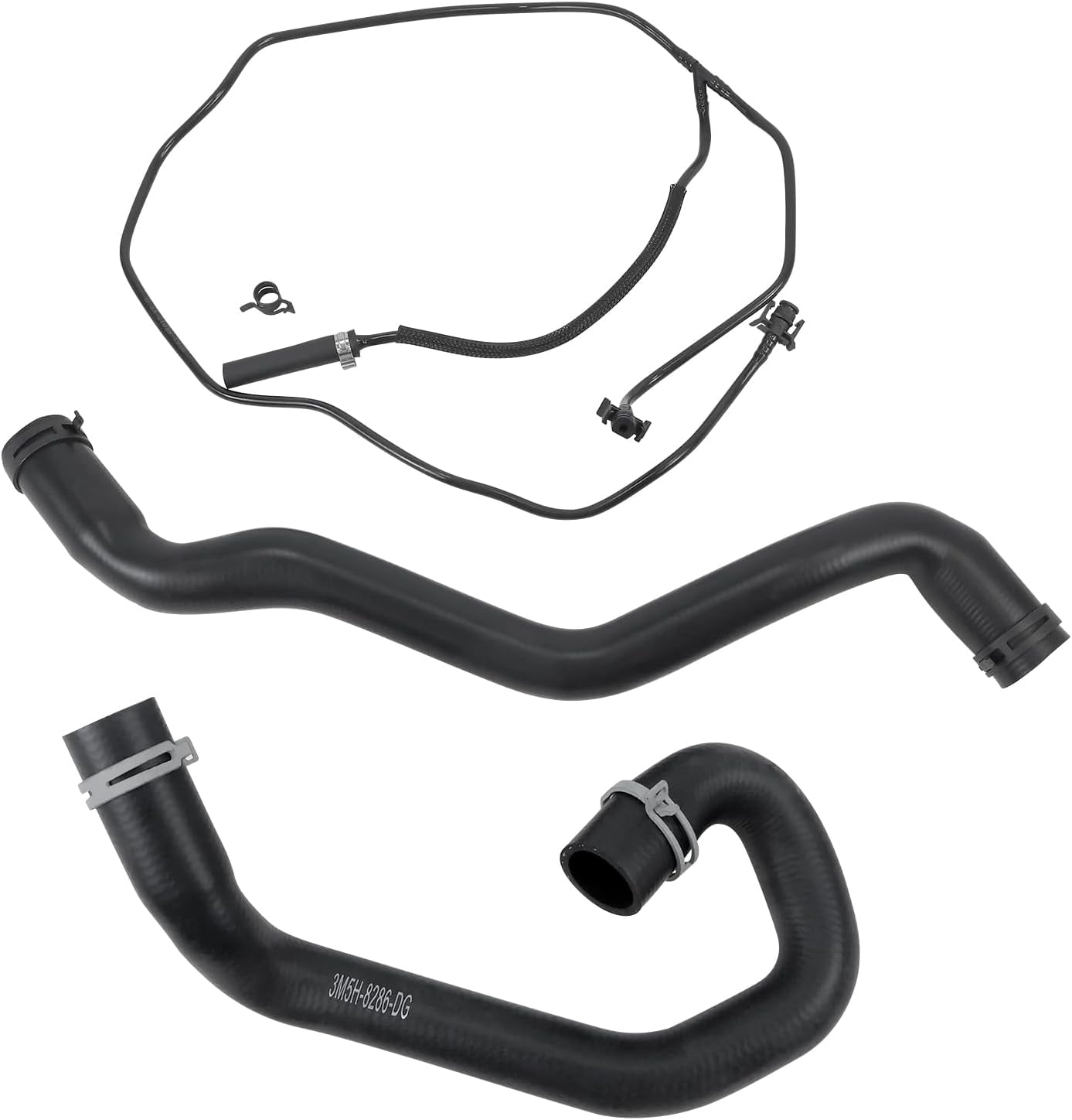CV6Z-8286-K Lower Radiator Coolant Hose Tube Upper Radiator Coolant Reservoir Pipe And Radiator Reservoir Line For Ford Focus 2.0L 2012-2018 BV618K012KF CV6Z-8K012-K CV6Z8K012K