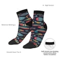 thumbnail image 6 of Sigee Colorful Fish for Crew Soft Moisture-wicking Socks ,Cushion Moisture Wicking Boot Socks for Men and Women, 6 of 7