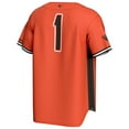 thumbnail image 3 of Men's GameDay Greats #1 Orange Oregon State Beavers Lightweight Baseball Fashion Jersey, 3 of 4