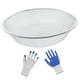 thumbnail image 2 of Bandeja tamizadora de abono para suelo de jardinería perfecl con guantes Diámetro 30 cm Agujero 6mm, 2 of 8
