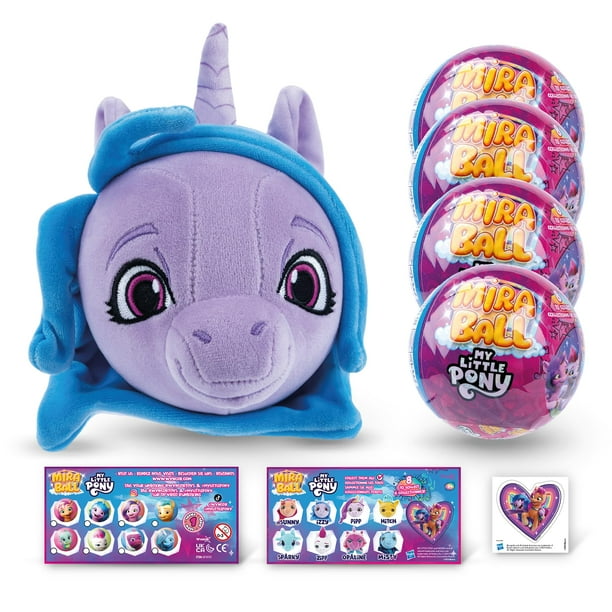 Miraball My Little Pony Mystery Peluche maxi expandible para desempaquetar Peluche blando y suave coleccionable con 4 sorpresas Edición limitada Gran juguete de regalo para niños a partir de 3 años (p