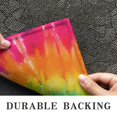 thumbnail image 6 of Colorful Tie Dye Pattern Door Rugs,Washable Non Slip Door Mats Indoor,Decorative Door Mats,Entry Mat Indoor for Entrance,Bedroom,Kitchen,Bathroom,17"x30", 6 of 6