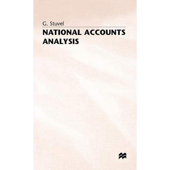 National Accounts Analysis, (Hardcover)