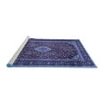thumbnail image 2 of Ahgly Company Machine Washable Indoor Rectangle Persian Blue Traditional Area Rugs, 6' x 9', 2 of 4