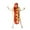 Orange, variant on Odeerbi Toddler Girls Halloween Dresses Stage Performance Dress Outfits Children's Hot Dog Party Interest Outfit Orange
