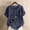 Navy, variant on Women's Boho Floral Print Shirts for Women Summer Short Sleeve Tunic Shirts Button Crewneck Blouses 2026 Clothing(Pink,M)