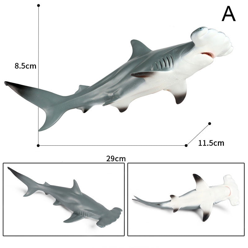 Lifelike Shark Shaped Toy Realistic Motion Simulation Animal Model for Kid 2020 