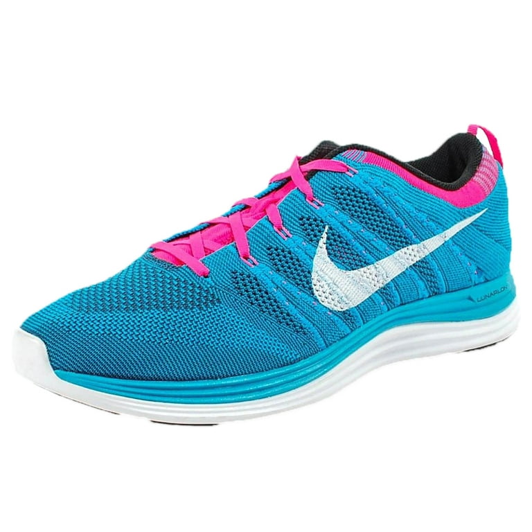 Nike Flyknit ONE Turquoise White Squadron Blue Pink 554887 - Walmart.com