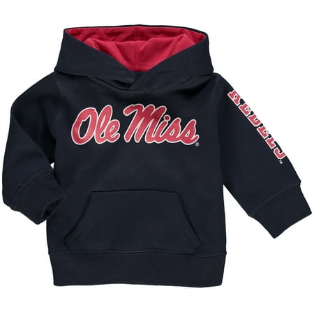 Infant Pullover - Ole Miss Rebels Colosseum Newborn & Infant Big Logo Pullover Hoodie - Navy