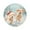 Cute Brown Dog Wearing Hats, variant on 15.4" Round Placemat Set of 1 Polyester Fabric Place Mats Non-Slip Dining Kitchen Table Mats for Kitchen Party Decor Cute Brown Dog Wearing Hats