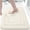 White 15.75*23.62 inches, variant on Memory Foam Bath Mat, Kitchen Rug, Vintage Absorbent Anti-slip Mat, High Quality Runner, Comfortable Standing Pad for Living Room, Bedroom, Bathroom, Kitchen Sink, Laundry, Office Area