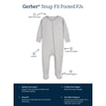 thumbnail image 5 of Gerber Unisex Baby Toddler Buttery Soft Footed Pajama 2-Way Zipper with Viscose Made from Eucalyptus, Sizes 0/3M - 4T, 5 of 8
