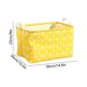 thumbnail image 3 of Grandes cuadrados Caja de almacenamiento de telas Cesta plegable de ropa sucia con asas 38x26x23cm | Cesta organizadora transpirable para juguetes Ropa Estanterías Armarios Negro Gris Blanco, 3 of 6