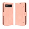 thumbnail image 1 of Case for Google Pixel 6A Cover Adjustable Detachable Card Holder Magnetic closure Leather Wallet Case - Pink, 1 of 5