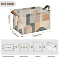 thumbnail image 7 of Yayeee Foldable Storage Basket for Shelves with Handles Set of 2 Waterproof Cloth Bins, Abstract Shapes, 7 of 7