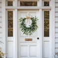thumbnail image 3 of Artificial Olive Wreath for Front Door, Lifelike Faux Olive Leaf Wreath with Olive Fruits, All Season Farmhouse Greenery Door Hanging Wreath for Entryway Wall Window Wedding Home Decor, 3 of 3