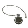 thumbnail image 2 of Pocket Watch Chain Stainless Steel Fob Curb Link Design Matte Finish Clip End Belt Jeans -Tone 14", 2 of 2