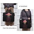 thumbnail image 6 of FORMRS 16" Laptop Bag Carrying Sleeve Case with Handle Travel Shoulder Briefcase, UFO with Hearts Pattern, 6 of 8