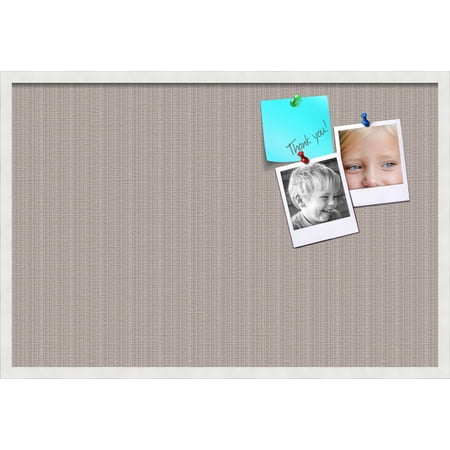 PinPix 36x24 Custom Cork Bulletin Board Poster Board Has a Fabric Style Canvas Finish Framed in Other by ArtToFrames (PinPix-609)