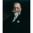 thumbnail image 2 of William Merritt Chase 20x23 Black Ornate Framed Double Matted Museum Art Print Titled: Self Portrait (ca. 1914), 2 of 5