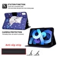 thumbnail image 4 of TECH CIRCLE iPad 10th Generation 10.9 inch Case 2022, Cute Pattern Slim Folio Protective with Auto Wake/Sleep Multiple Angles Stand Smart Wallet Cover for Apple iPad 10th Gen 2022, White Fox, 4 of 6