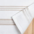 thumbnail image 2 of Sticky Toffee Washcloths Set 100% Cotton, White Soft and Absorbent Sticky Toffee Terry Towels, Modern Stripe, Reusable Fingertip Towels, Quick Drying, 13 in x 13 in, 4 Pack, Tan, 2 of 7