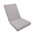 thumbnail image 3 of Cojín para silla de patio, cojín para mecedora, cómodo cojín de espuma de alta densidad. Gris claro, 3 of 9