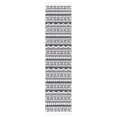 thumbnail image 5 of SAFAVIEH Moroccan Tassel Fallon Southwestern Shag Area Rug, Ivory/Black, 8' x 10', 5 of 9