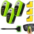 thumbnail image 1 of Clear Vision Glass Cleaner, Upgrade Clearvision Car Windshield Cleaner, Reusable Automotive Oil Film Cleaning Brush, Rain & Fog Prevention (3PCS), 1 of 9