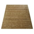 thumbnail image 5 of Rugsotic Carpets Handmade Rugs Hand Knotted Loom Rectangle 8'x11' Gold Wool for Indoor Use, 5 of 9