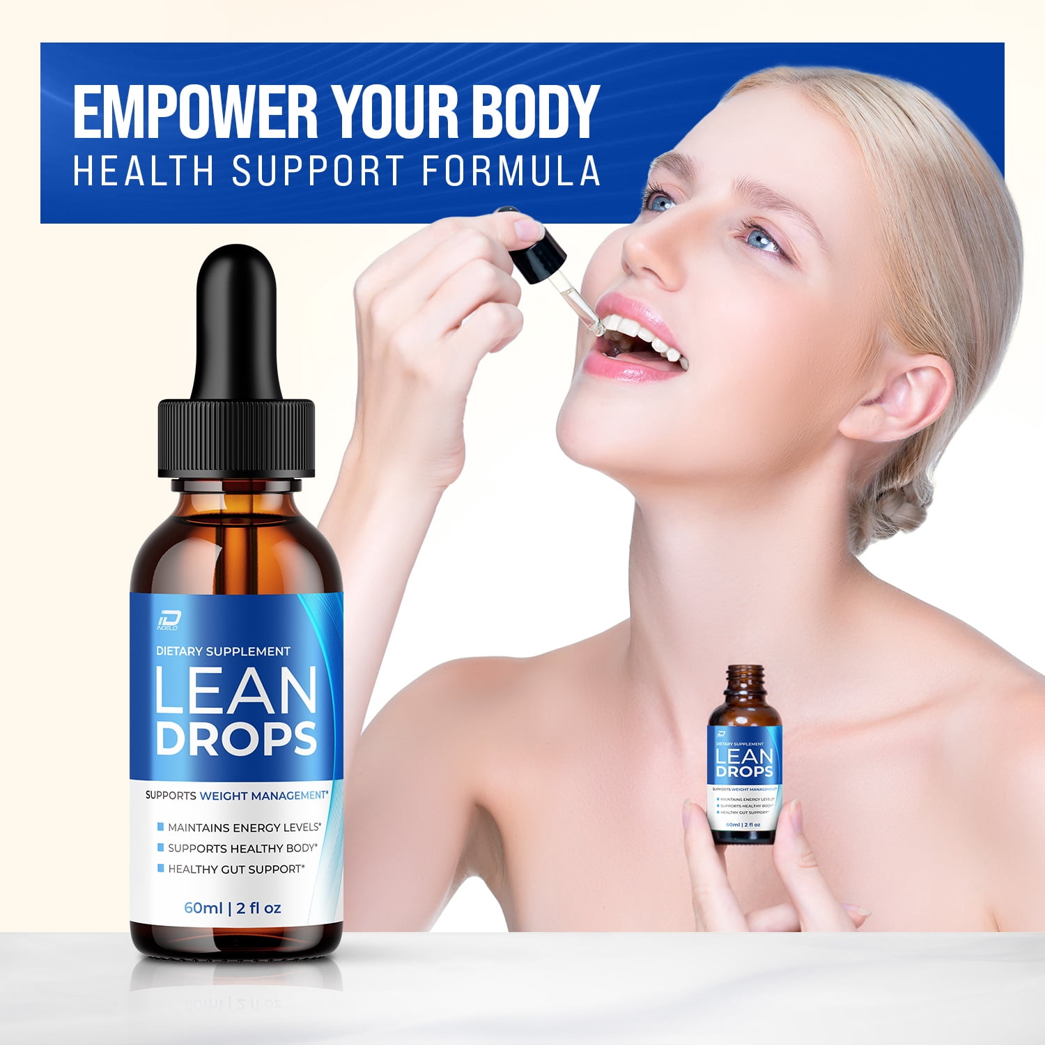 Lean Drops – LeanDrops Extra Strength All Natural Healthy Organic Support, 3 Pack, 3 Month Supply