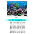 thumbnail image 1 of PVC Adhesive Underwater Coral Aquarium Fish  Background Poster Backdrop  Decoration Paper, 1 of 8