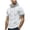 White, variant on Men's Hoodies with Drawstrings Casual Short Sleeve Button Down Summer Shirts Midweight Slim Fit Muscle Shirts for Outdoor Hiking Cycling Black XXL