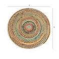 thumbnail image 3 of · REDEARTH · Jute Cotton Chindi Area Rug - 3' Round Rug, Handwoven, Non-Shedding, Soft & Durable – Multi Tones for Home Décor in Living Room, Dining Room, Bedroom, 3 of 7