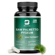 Saw Palmetto Men's Health Supplement - Supports Vitality & Wellness - 500mg, 120 Capsules