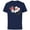 Navy, variant on Disney Mickey & Minnie Mouse Oh My! Kiss Valentine’s Day - Short Sleeve Cotton T-Shirt for Adults - Customized-Black