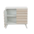 thumbnail image 3 of Home Fare Duotone Louvered Two Door Chest, 3 of 6