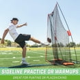 thumbnail image 2 of GoSports Football 7' x 4' Kicking Net | Ultra-Portable Design with Weighted Sand Bag, 2 of 5