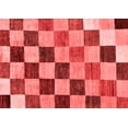 thumbnail image 1 of Ahgly Company Indoor Rectangle Checkered Red Modern Area Rugs, 2' x 5', 1 of 1