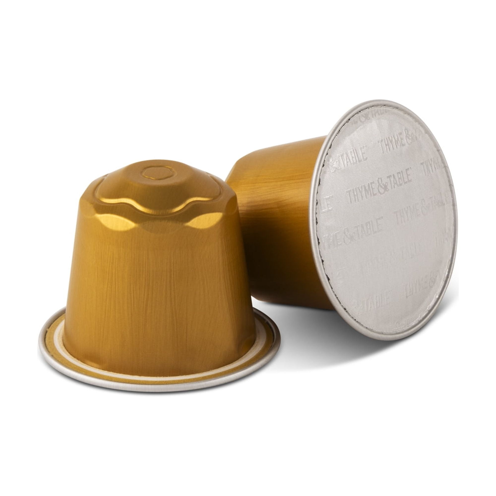 Thyme & Table 50 pack Espresso Capsules, Medium Roast, Amber Elixir