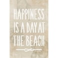thumbnail image 3 of PI Galerie 13x18 Black Modern Framed Museum Art Print Titled - Happiness is a day at the Beach, 3 of 5