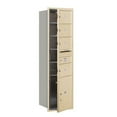 thumbnail image 2 of Salsbury Industries Recessed Private 6 Door Front Load 4C Horizontal Mail Center with 1 Parcel Locker, 2 of 4