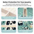 thumbnail image 3 of Panda Travel Portable Square Jewelry Boxes Display Case - Travel Organizer for Girls and Women, 3 of 6