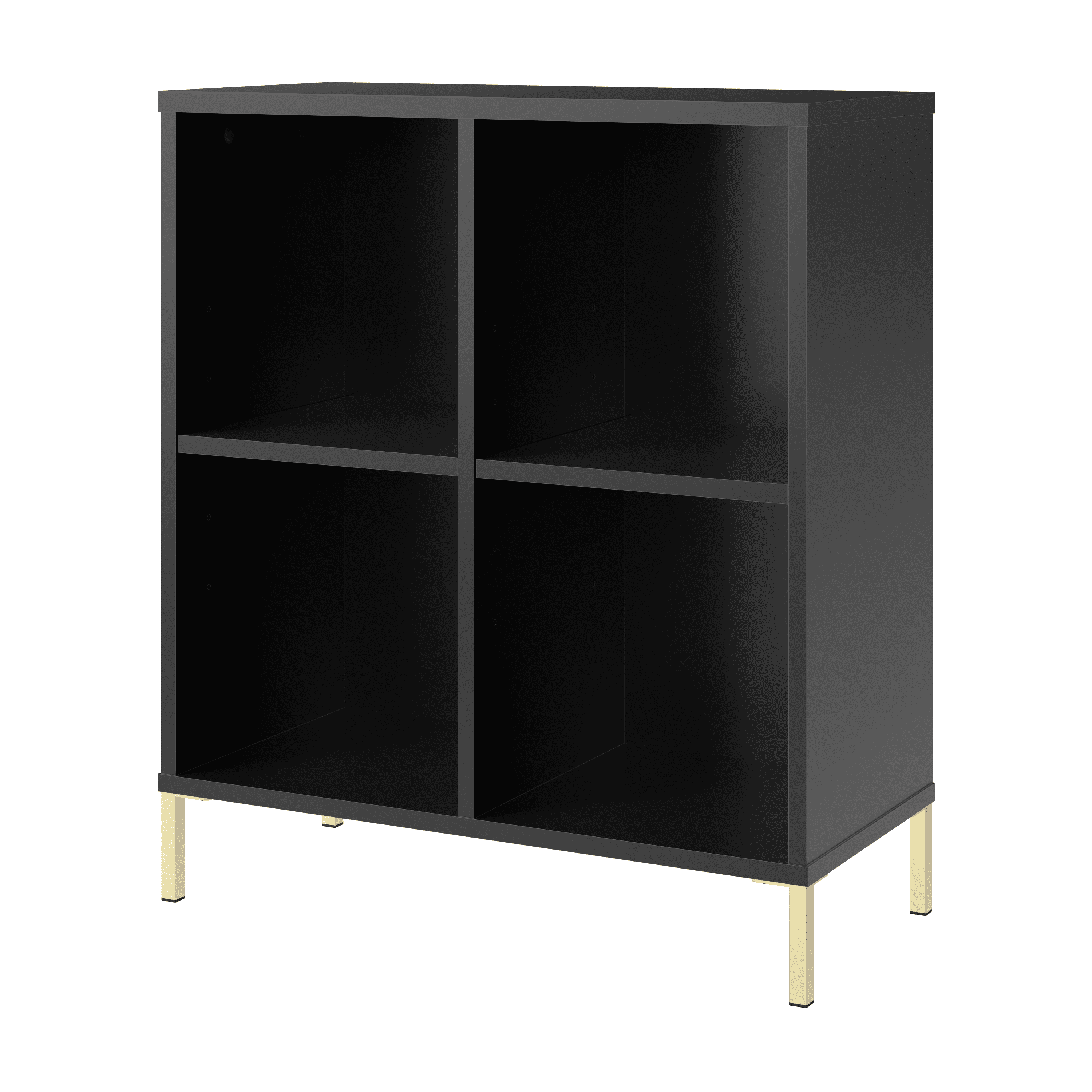 Bush Furniture Soho 4 Cube Organizer in Black