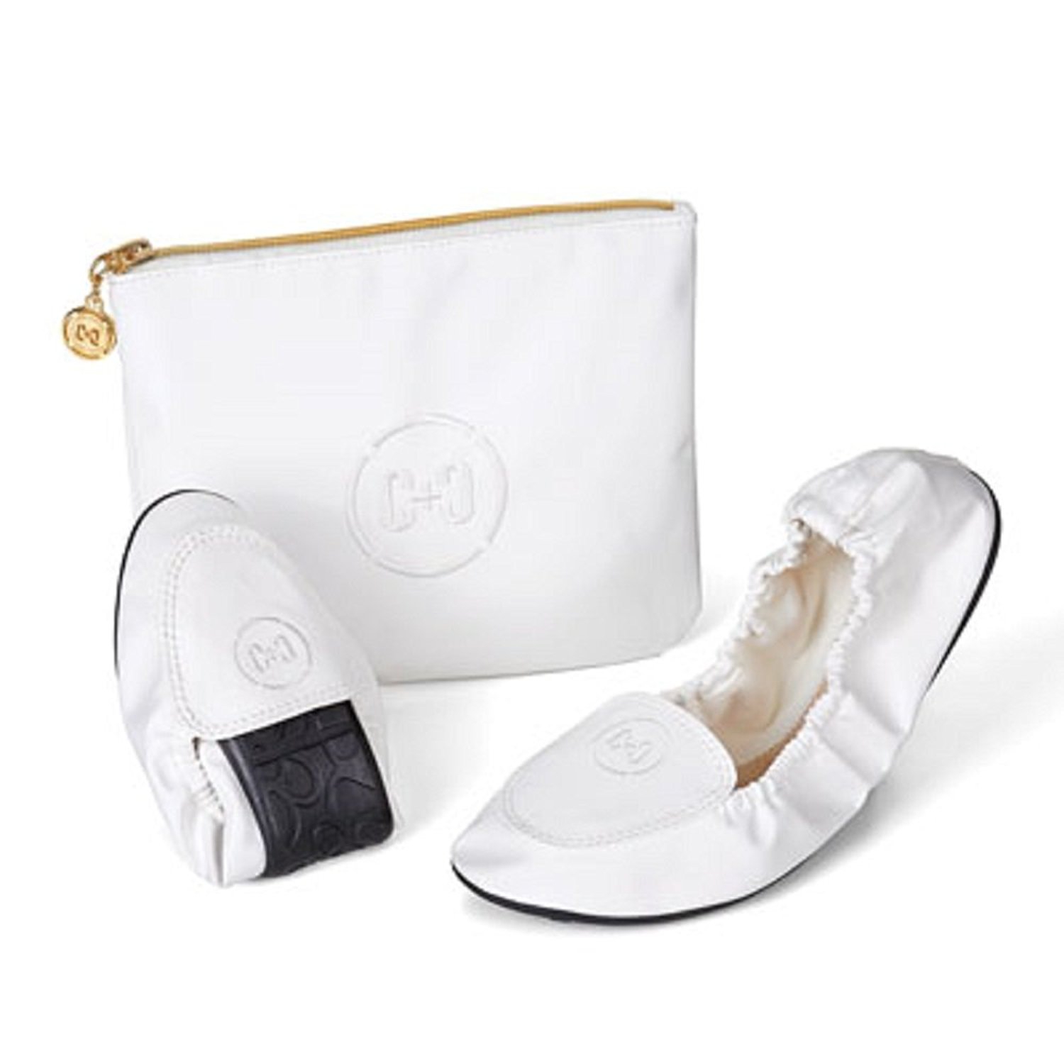 COCO + CARMEN Foldable Totable Ballet Flat Shoes with