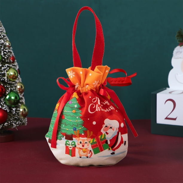 Adornos navideños, adornos navideños, regalos navideños, bolsa de regalo de Navidad, caja de regalo de manzanas de Nochebuena, caja de embalaje de fruta de Nochebuena, bolsa de regalo de dulces, bolsa