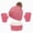 M018-Hot Pink, variant on NOLDARES Kids Winter Hat Gloves Scarf Set,Girls Boys Toddler Children Hats Beanie with Pom Knit Neck Warmer Gaiter Mittens Fleece Lined Set(M018-Grey)