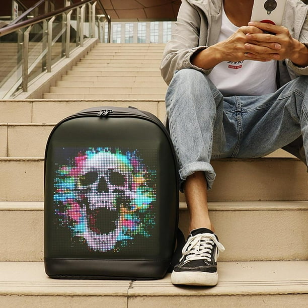 LED Display Backpack with App Control City Serise, 17 Inch Cool